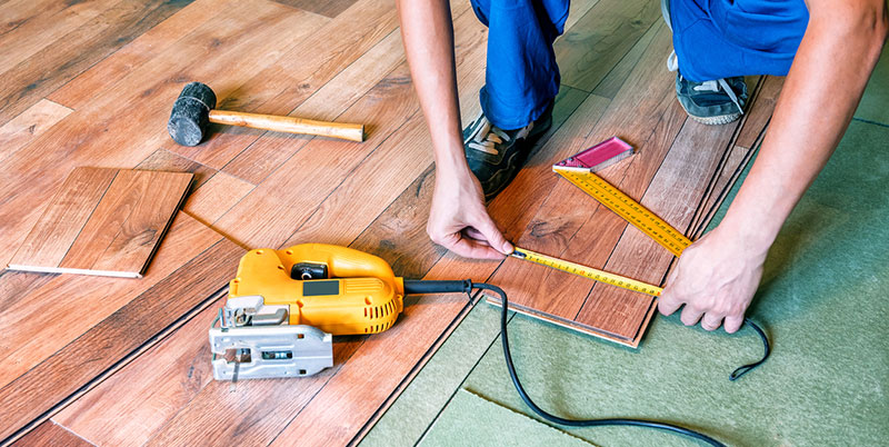 Laminate floor fitters in Worcester | HMS Handyman Services