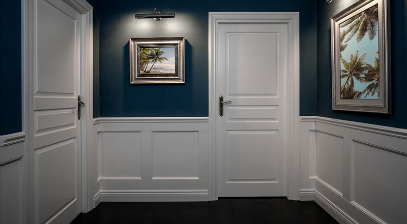 Hallway panelling home improvement project | HMS Handyman in Worcester