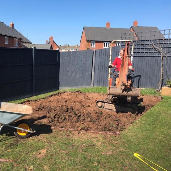 Garden Patio and Gazebo Project in Worcester 