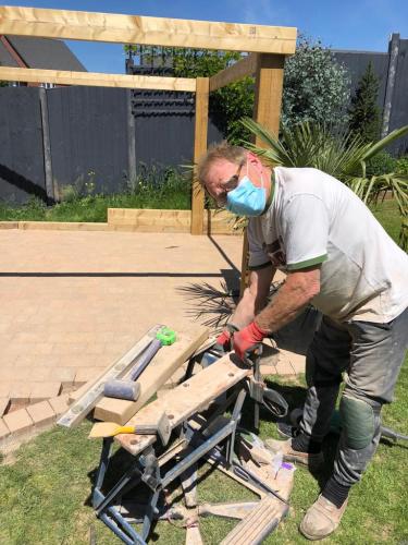 Garden Patio and Gazebo Project in Worcester 